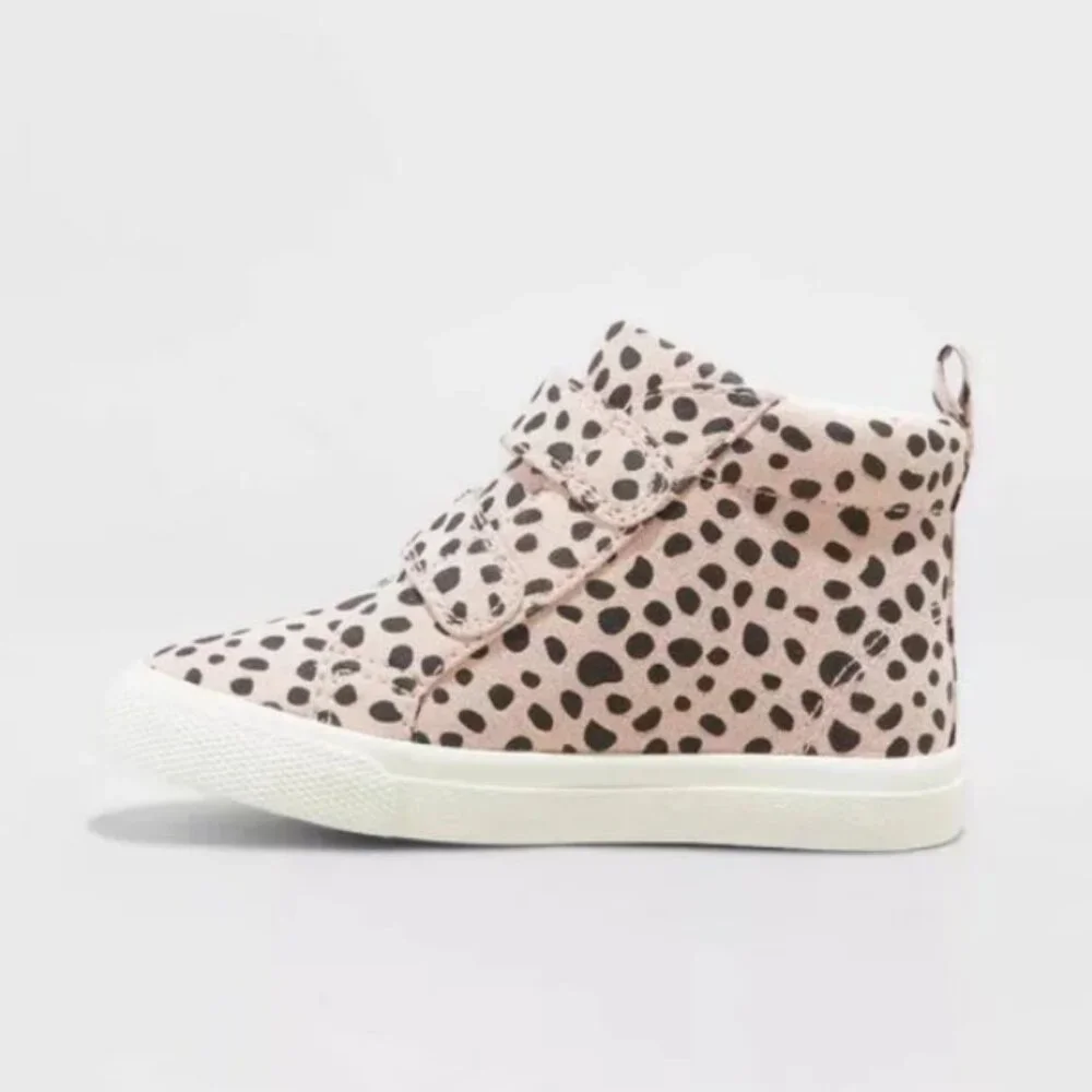 Cat & Jack Pink and Black Kids Sneakers - Picture 3 of 6